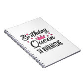 Carnet Reine d'anniversaire en quarantaine (Côté Droit)