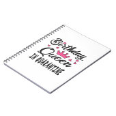 Carnet Reine d'anniversaire en quarantaine (Côté gauche)