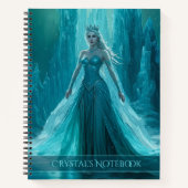 Carnet Reine de glace magique Noël (Devant)