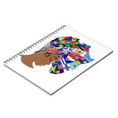 Carnet Reine des Caraïbes afro (Côté gauche)