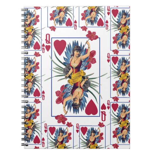Carnet Reine des cœurs et des fleurs (Devant)