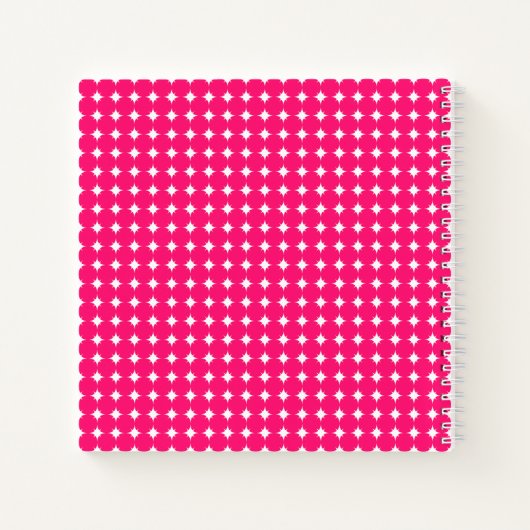 Carnet Reine Des Coeurs Rose Sketchbook Personnalisé Enfa (Dos)