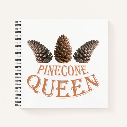 Carnet Reine du cône de pin (Devant)