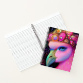 Carnet Reine du Flamant rose cosmique (Intérieur)