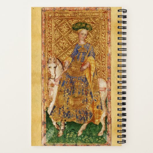 CARNET REINE ET CHEVALIER DE WANDS DE TAROTS ANCIENS (Verso)