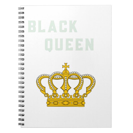 Carnet reine noire (Devant)
