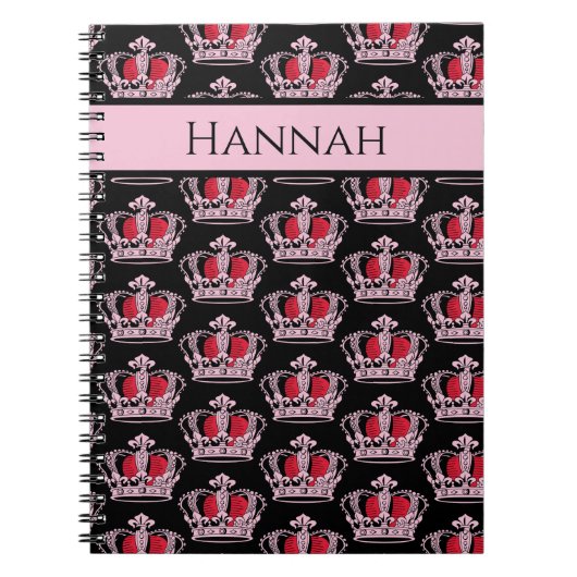 Carnet Reine Princesse Crown (Devant)