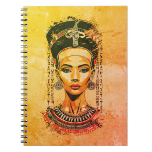 Carnet Reine royale d'Égypte – Art néo-pharaonique modern