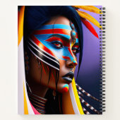 Carnet Reine tribale (Dos)