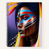 Carnet Reine tribale (Devant)