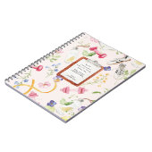 Carnet Réinitialisation de mentalité | Floral Fitness Cah (Côté gauche)