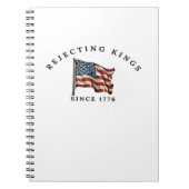 Carnet Rejecting Kings Since 1776 America (Devant)