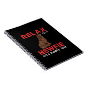 Carnet Relax | Cute newfoundland (Côté Droit)