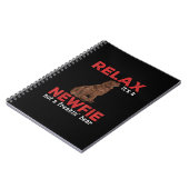Carnet Relax | Cute newfoundland (Côté gauche)
