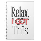 Carnet Relax, j'ai compris ça (Devant)