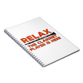 Carnet Relax The Clarinet Player is Here (Côté Droit)