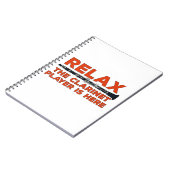 Carnet Relax The Clarinet Player is Here (Côté gauche)