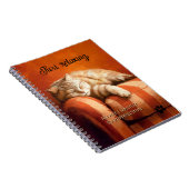 Carnet Relaxing Ginger Cat Notebook (Côté Droit)