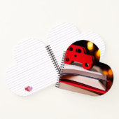 Carnet relié en spirale en forme de cœur (Intérieur)