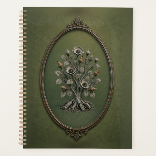 Carnet relié Stone Wild Rose (Devant)