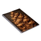 Carnet Relief Floral Botanique Doré (Côté Droit)