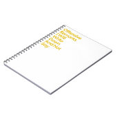 Carnet Remarques Offensantes Je Ne Dirai Pas (Côté gauche)