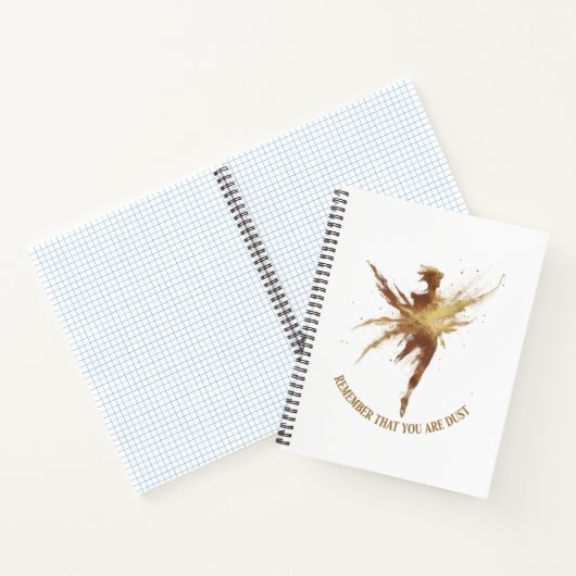 Carnet Remember That You Are Dust (Intérieur)