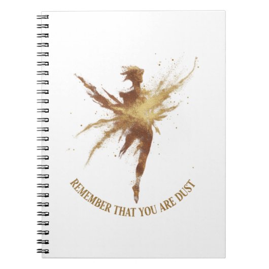 Carnet Remember That You Are Dust (Devant)