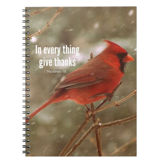 Carnet Remercie Bible Verse (Devant)