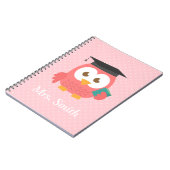 Carnet Remerciement à l'enseignant, Chouette Merci (Côté gauche)