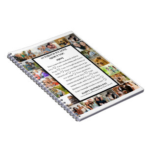 Carnet Remerciements de maman   Collage photo de la Fête 