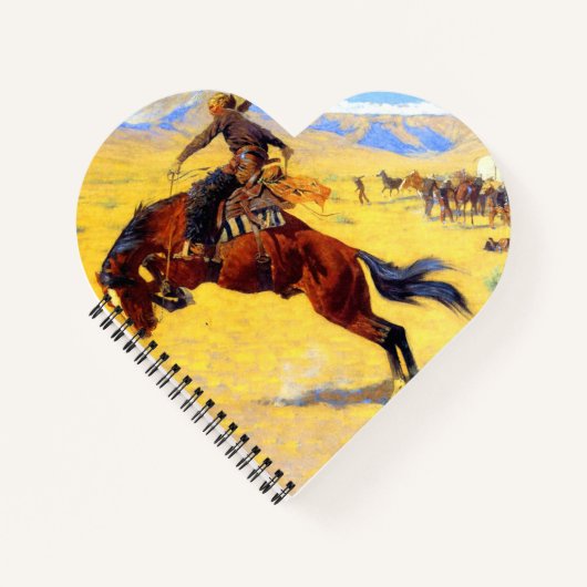 Carnet Remington Old West Horse et Cowboy (Devant)