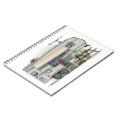 Carnet Remorque mignonne de voyage de campeur de (Côté gauche)