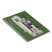 Carnet Remorque mignonne de voyage de campeur de (Côté Droit)