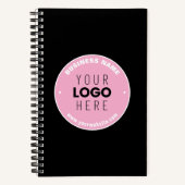 Carnet Remplacement de logo facile & Texte modifiable | R (Recto)