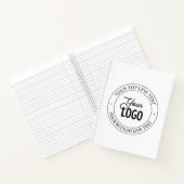 Carnet Remplacement de logo facile & Texte personnalisabl (Intérieur)
