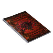 Carnet Renaissance gothique Rouge Faux Cuir Ancien Tome (Côté Droit)