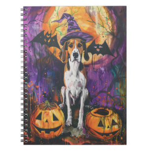 Carnet Renard américain anglais Halloween Citrouille