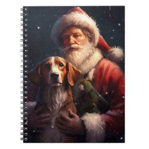 Carnet Renard américain anglais Père Noël Noël
