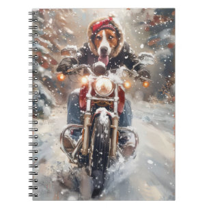 Carnet Renard anglais américain Vélo de Noël