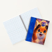 Carnet Renard avec une planète (Intérieur)