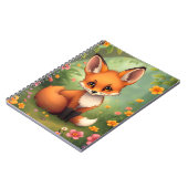 Carnet Renard brun mignon dans la forêt (Côté gauche)