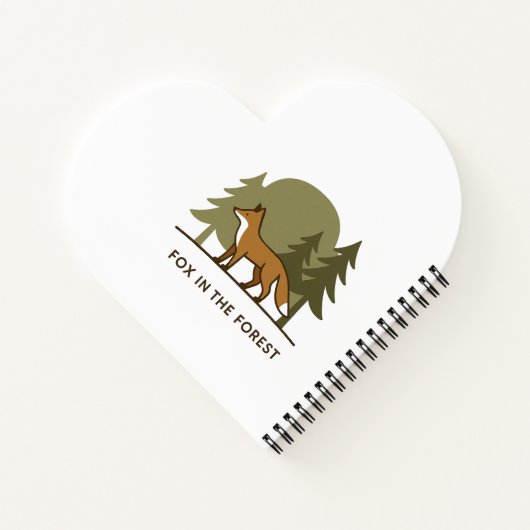 Carnet Renard dans la forêt (Dos)