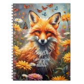 Carnet Renard dans la prairie (Devant)