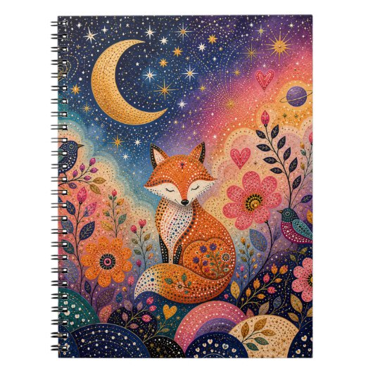 Carnet Renard dans le jardin étoilé (Devant)