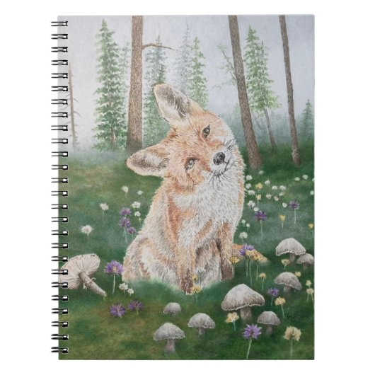 Carnet Renard de la forêt (Devant)