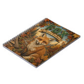 Carnet Renard de la forêt automnale POPCUT (Côté gauche)