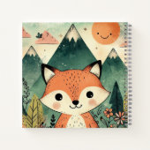 Carnet Renard du solstice – Coucher de soleil dans les ét (Dos)