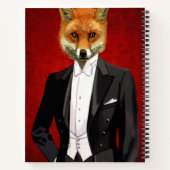 Carnet Renard En Costume De Soirée, Portrait (Dos)