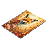 Carnet Renard et Fleurs (Côté gauche)